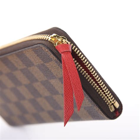 louis vuitton damier ebene clemence wallet